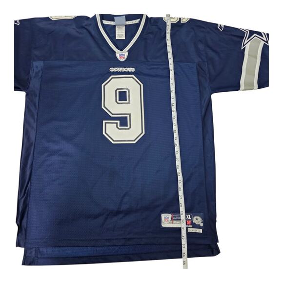 Tony Romo #9 Dallas Cowboys NFL Equipment Reebok Football Blue Jersey Mens XL - Picture 5 of 5